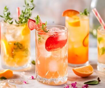 Eine Auswahl an alkoholfreien Cocktails.